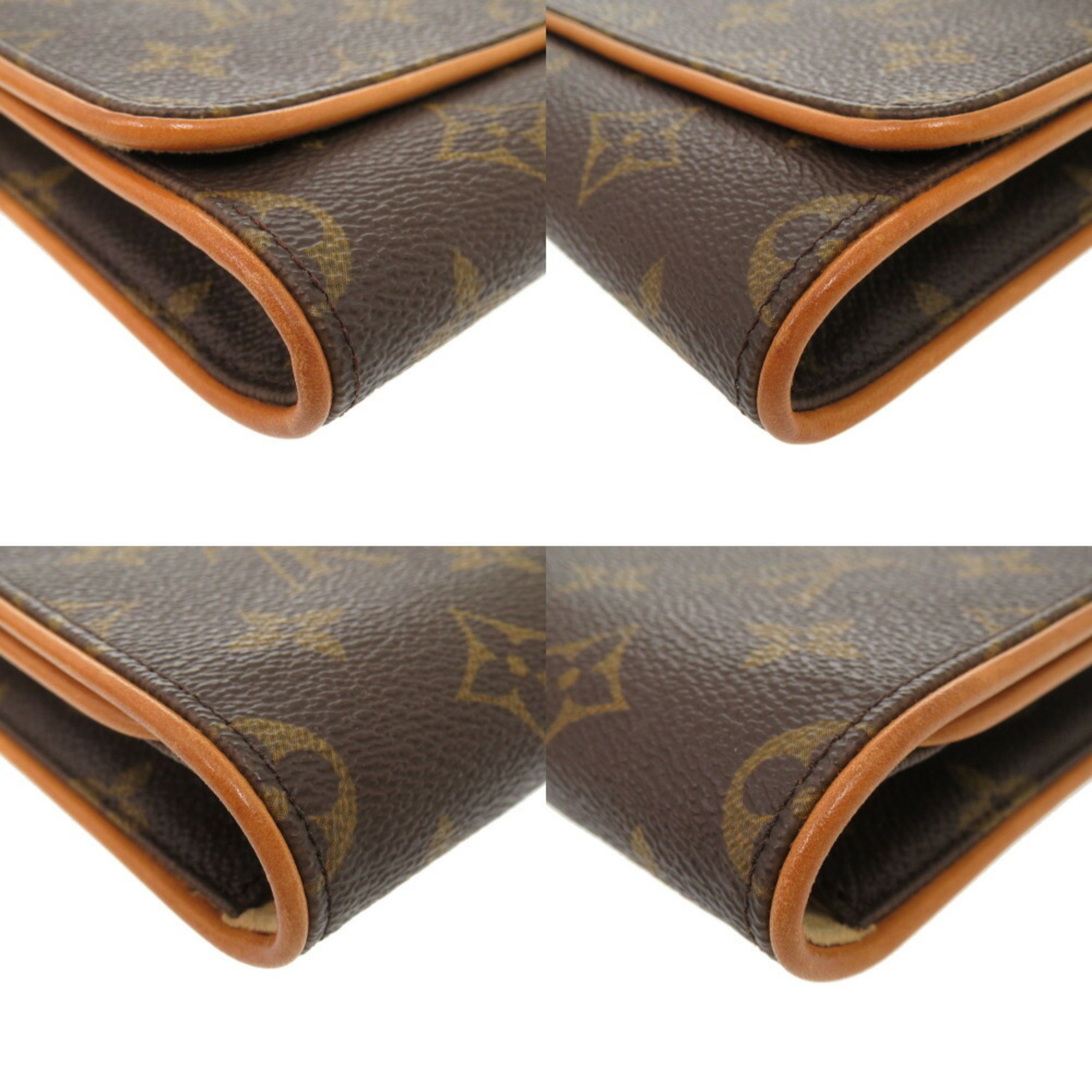 Louis Vuitton Pochette Twin GM Monogram M51852 Shoulder Bag LV 0592 LOUIS VUITTON