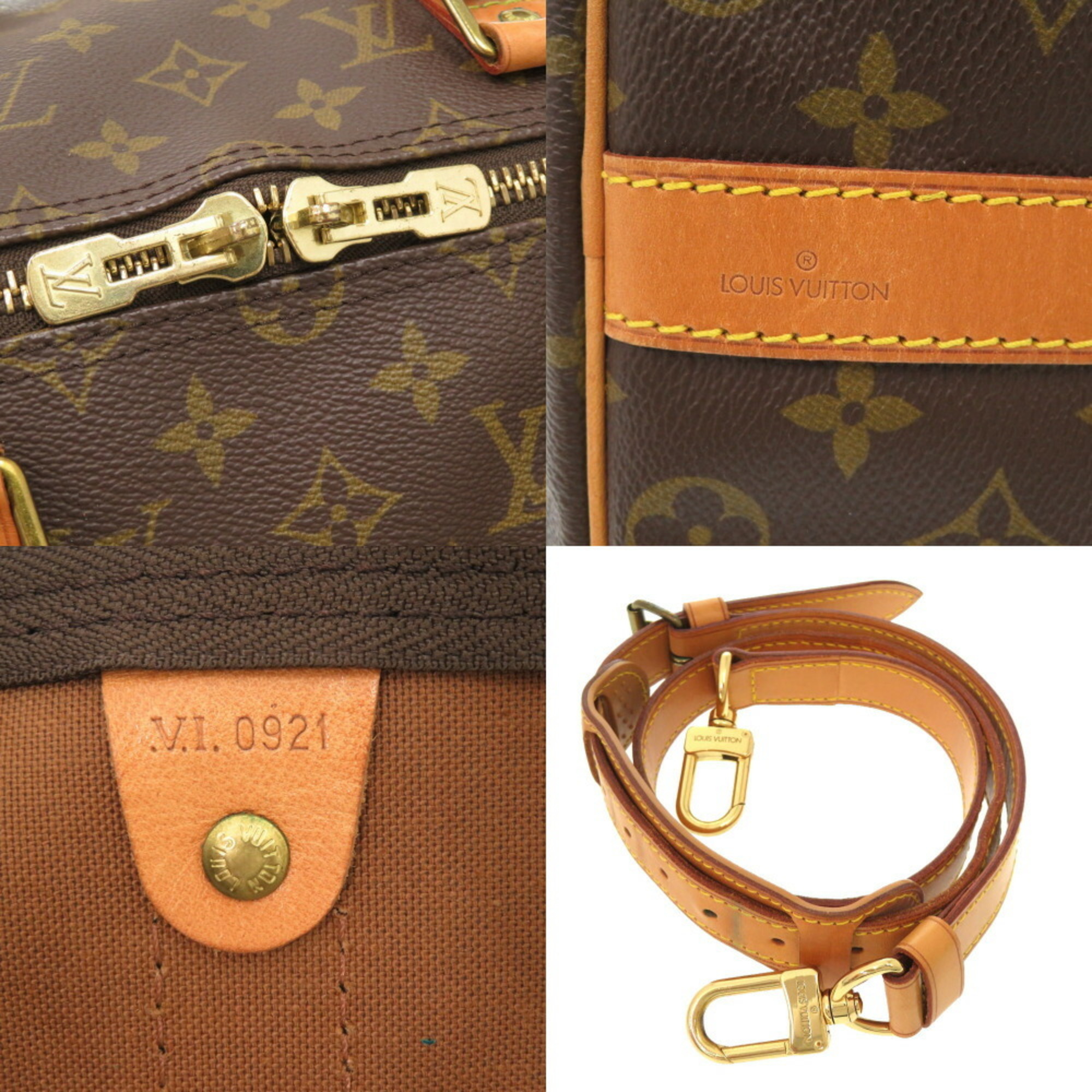 Louis Vuitton Keepall Bandouliere 50 Monogram M41416 Boston Bag LV 1385 LOUIS VUITTON