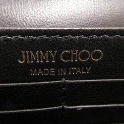 Jimmy Choo Chain Wallet Velour Black Long 2030JIMMY CHOO