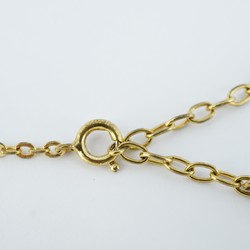 Christian Dior Necklace Oval GP Plated Gold Ladies