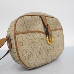 Christian Dior Shoulder Bag Honeycomb Beige Brown Women's