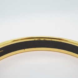 Hermes Bangle, Enamel PM, GP Plating, Cloisonne, Gold, Multicolor, Women's