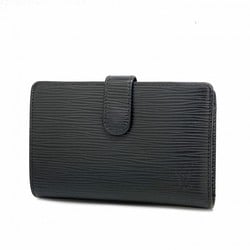 Louis Vuitton Wallet Epi Portefeuille Viennese M63642 Noir Ladies