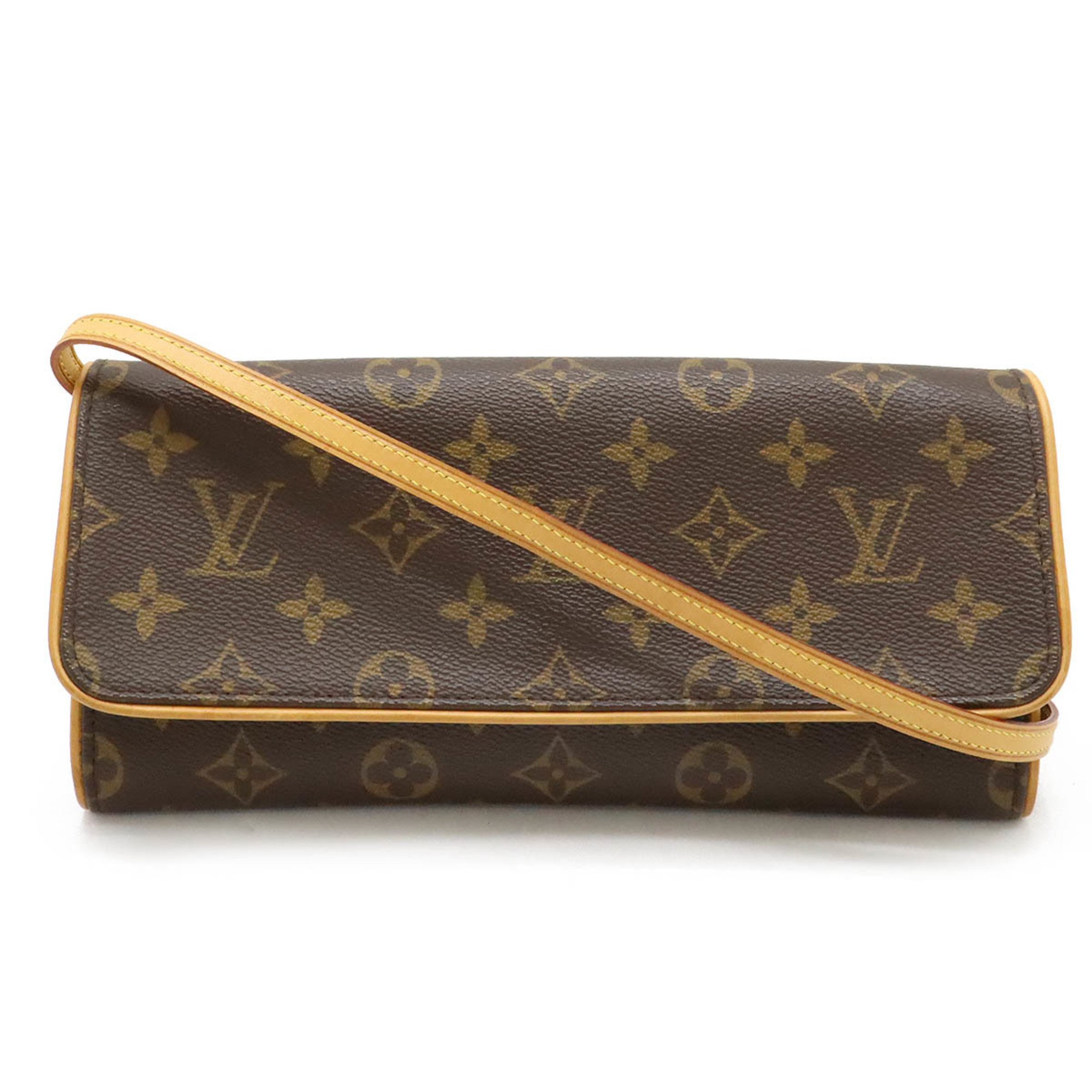 LOUIS VUITTON Louis Vuitton Monogram Pochette Twin GM Shoulder Bag Clutch M51852