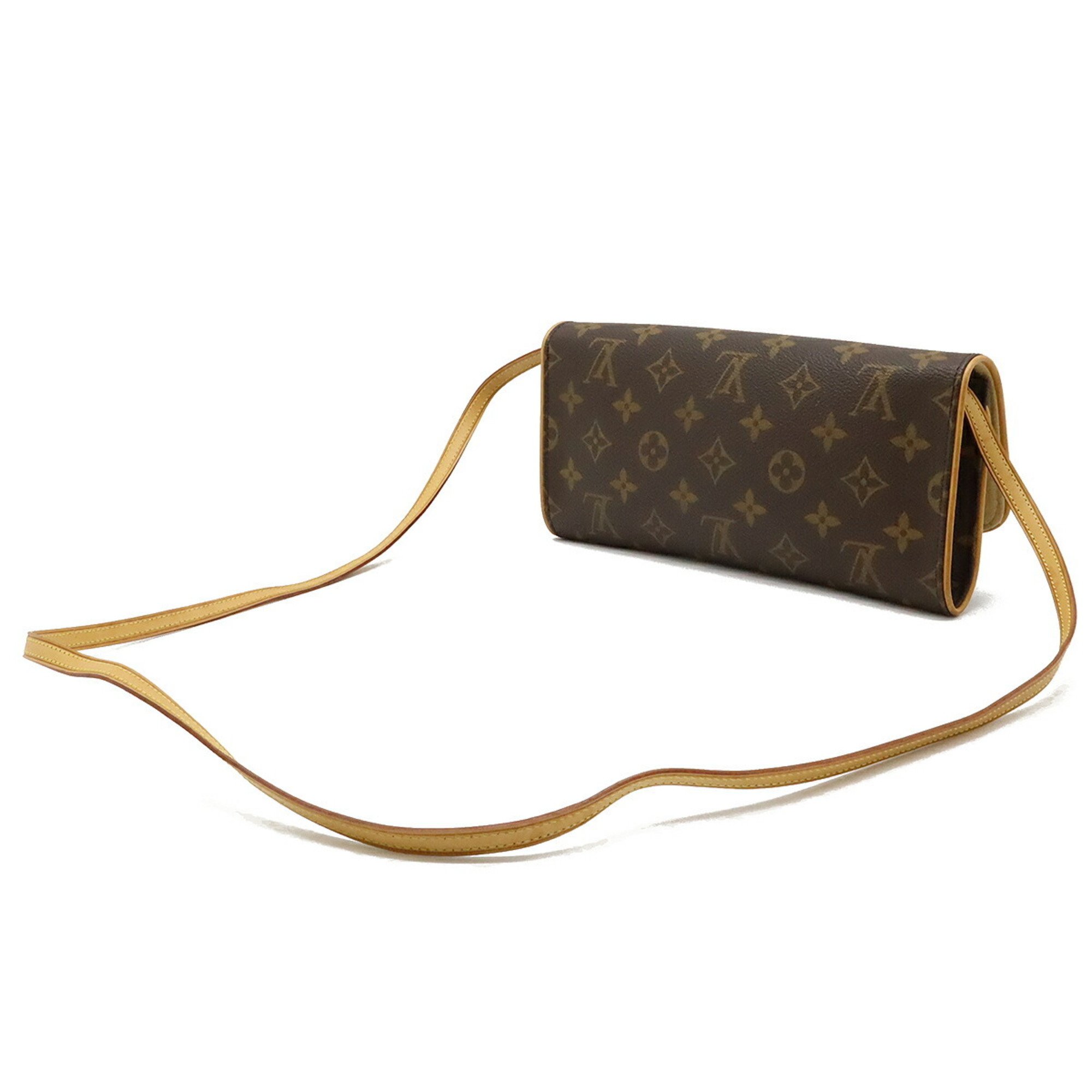 LOUIS VUITTON Louis Vuitton Monogram Pochette Twin GM Shoulder Bag Clutch M51852