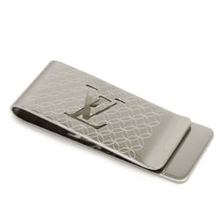 LOUIS VUITTON Louis Vuitton Pens Bier Champs Elysees Money Clip Bill Metal Silver M65041