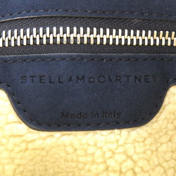 Stella McCartney quilted denim faux shearling chain shoulder bag, mouton boa 391924 W9858 F16 495151 01 cotton navy 0501Stella