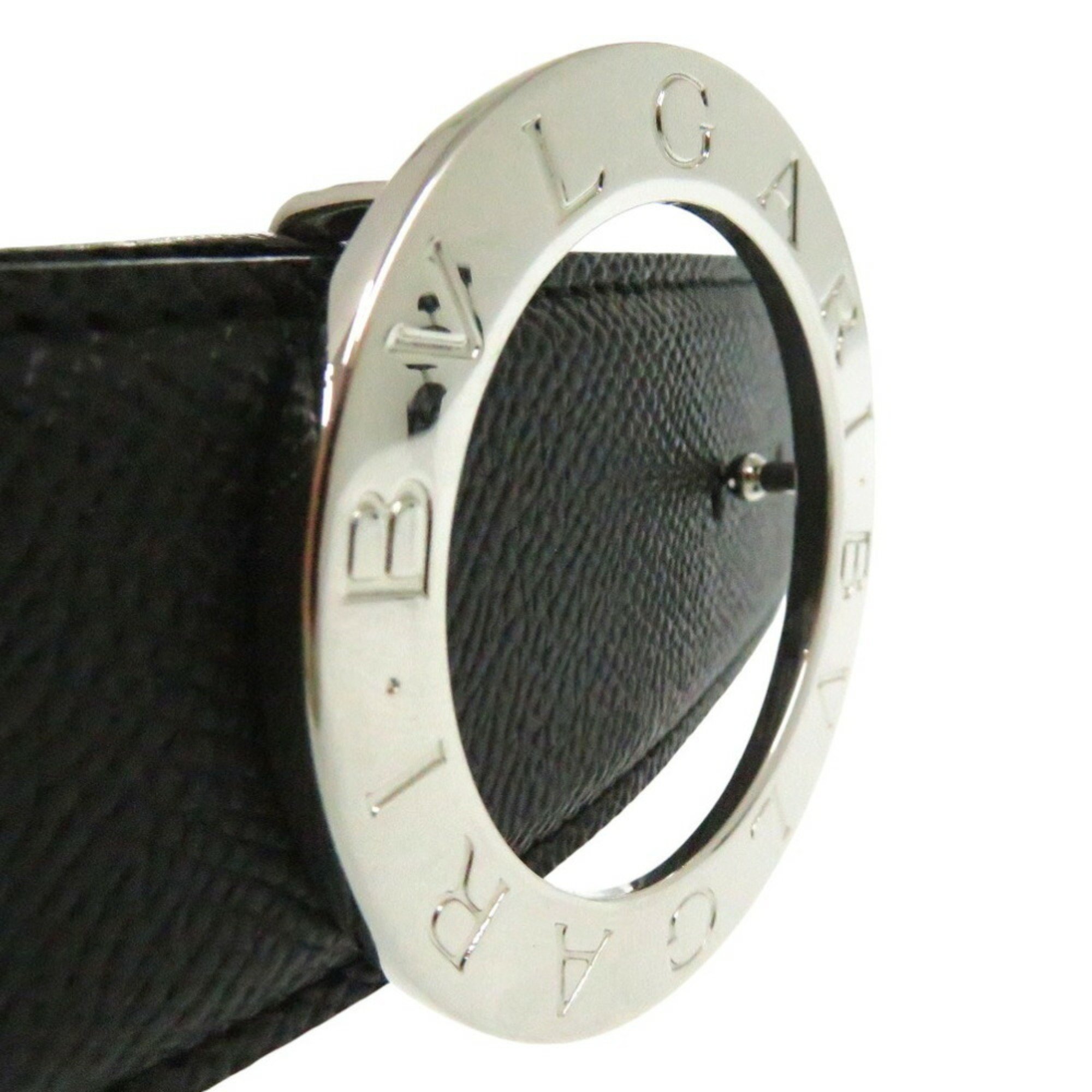 BVLGARI Belt 105cm 20230 Leather Black 0621BVLGARI