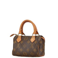 Louis Vuitton Monogram Speedy Handbag Shoulder Bag M41534 Brown PVC Leather Women's LOUIS VUITTON