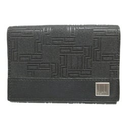 Dunhill D-8 Leather Black Card Case Business Holder Wallet 0620dunhill