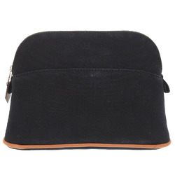 Hermes Bolide Pouch 20 Canvas Black Bag 0506 HERMES