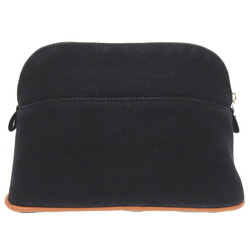 Hermes Bolide Pouch 20 Canvas Black Bag 0506 HERMES