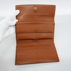 Louis Vuitton Tri-fold Long Wallet Monogram Porte Tresor International M61215 Brown Men's Women's