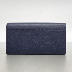 Louis Vuitton Long Wallet Monogram Empreinte Portefeuille Sarah M62125 Marine Rouge Ladies