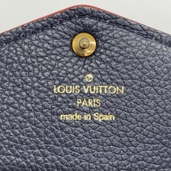 Louis Vuitton Long Wallet Monogram Empreinte Portefeuille Sarah M62125 Marine Rouge Ladies