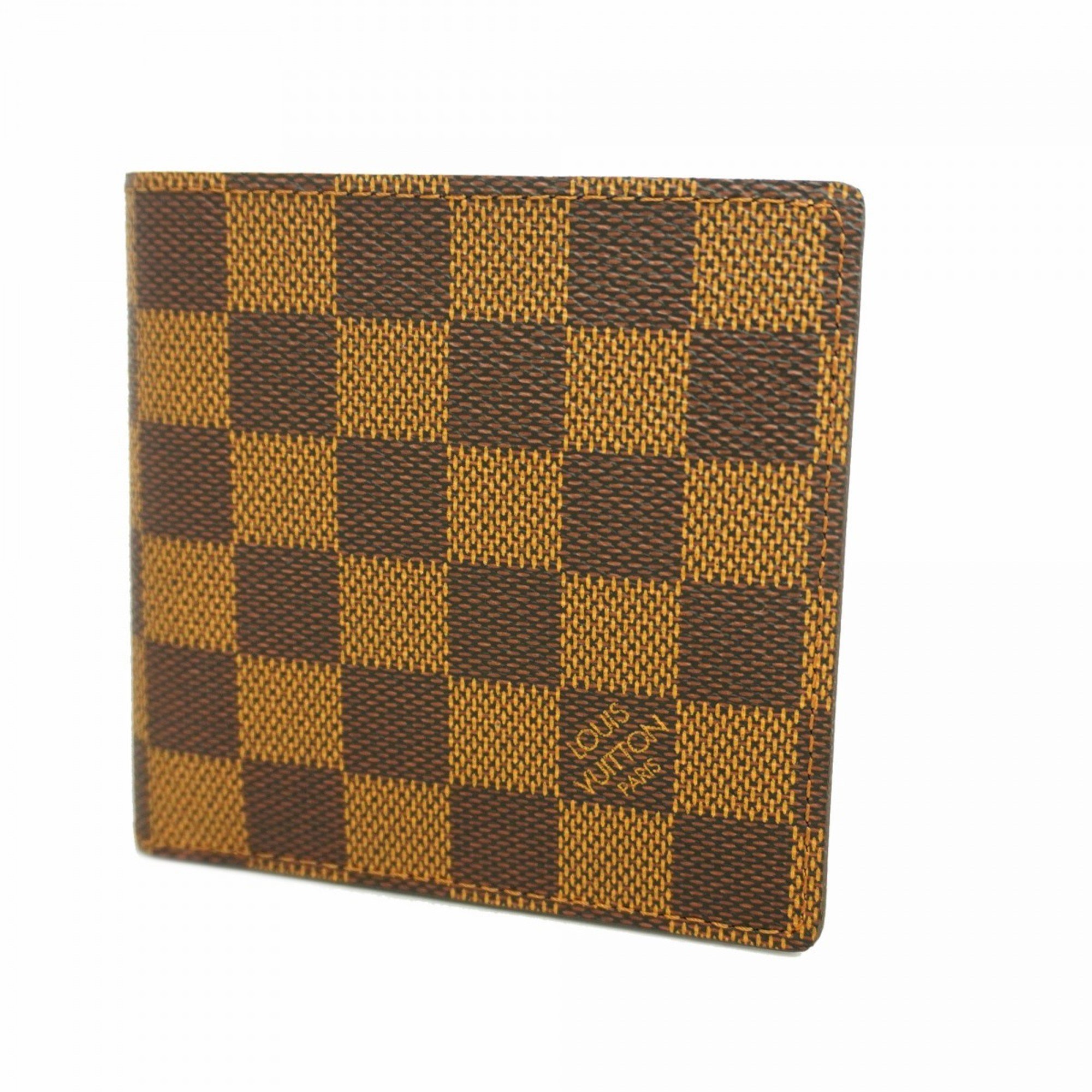 Louis Vuitton Wallet Damier Portefeuille Marco N61675 Ebene Men's