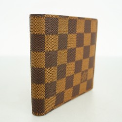 Louis Vuitton Wallet Damier Portefeuille Marco N61675 Ebene Men's