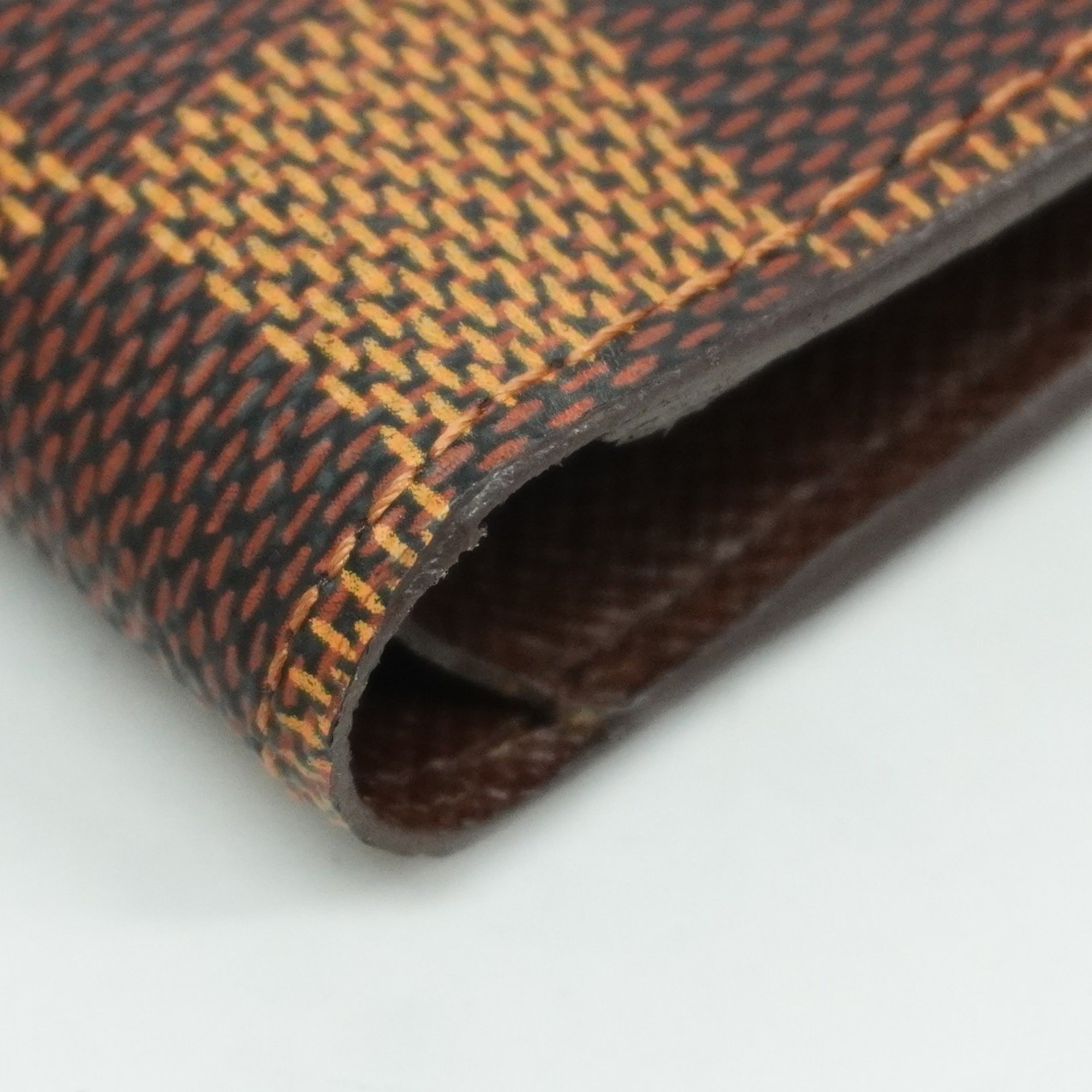 Louis Vuitton Wallet Damier Portefeuille Marco N61675 Ebene Men's