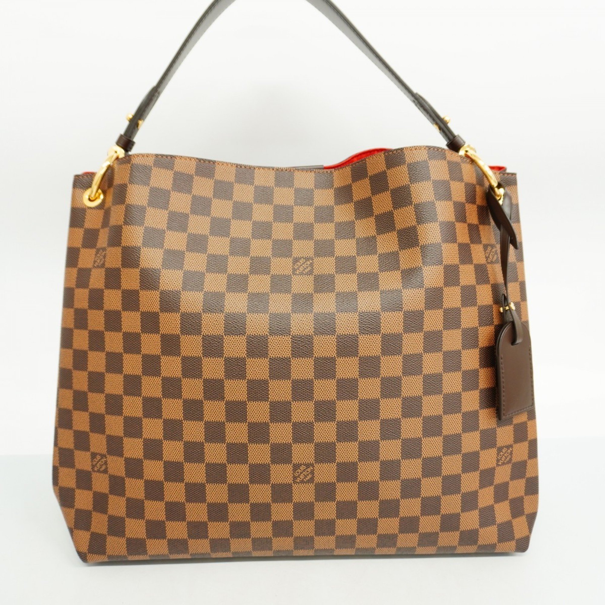 Louis Vuitton Shoulder Bag Damier Graceful MM N44045 Ebene Ladies