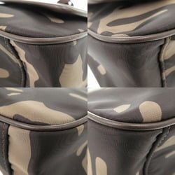 HUNTING WORLD Nylon/Leather Brown/Camouflage Shoulder Bag 0921HUNTING