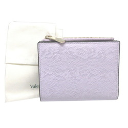 Valextra SGNL0008028 Leather Purple Bi-fold Wallet 0393Valextra