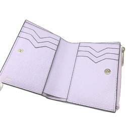 Valextra SGNL0008028 Leather Purple Bi-fold Wallet 0393Valextra