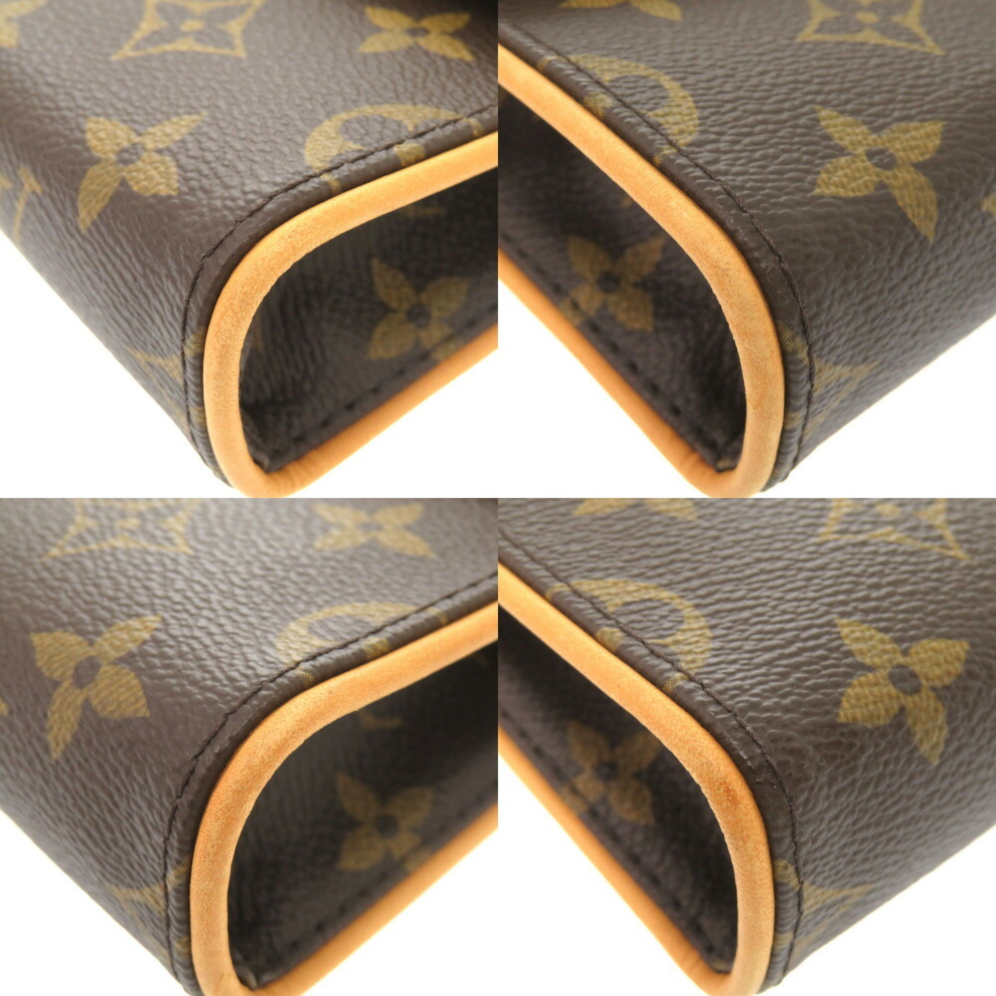 Louis Vuitton Pochette Florentine Monogram M51855 Strap M Size Waist Bag LV 1809 LOUIS VUITTON