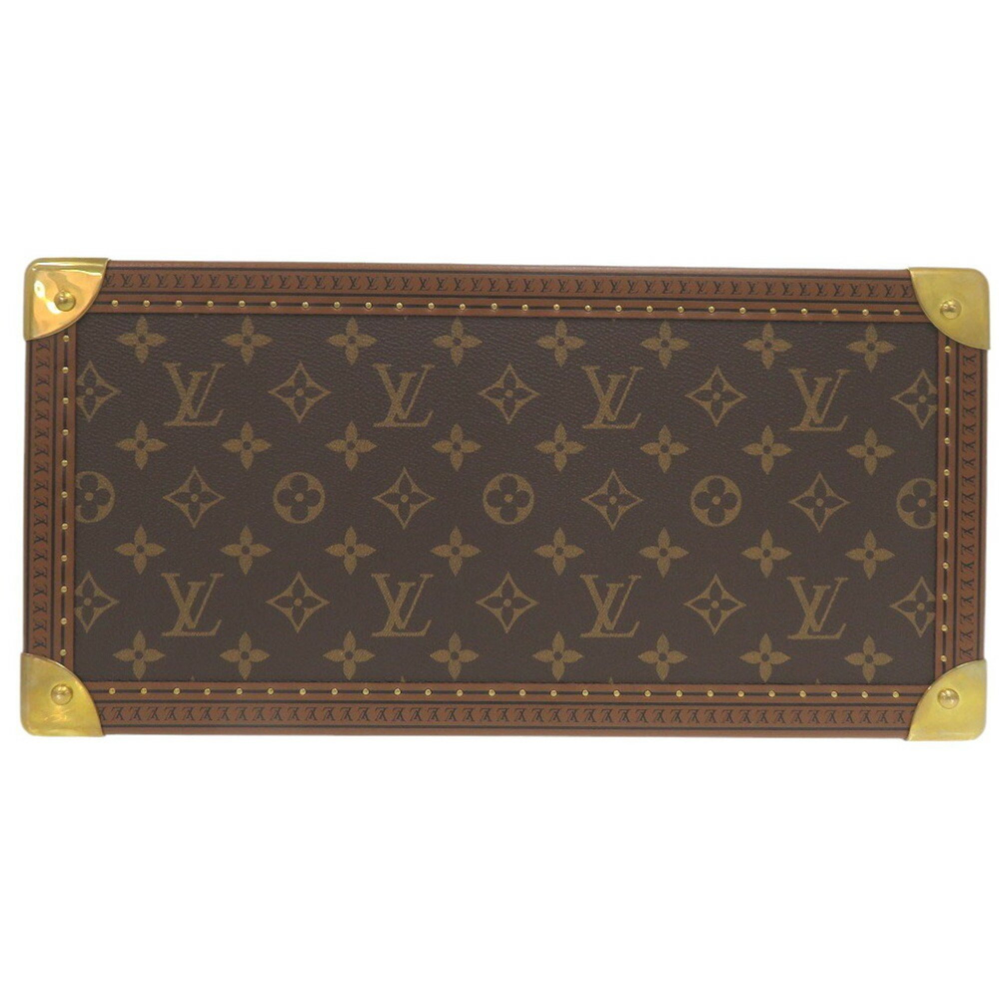 Louis Vuitton Coffret Accessory Monogram M20209 IC Chip Watch Case Trunk LV 1770LOUIS VUITTON