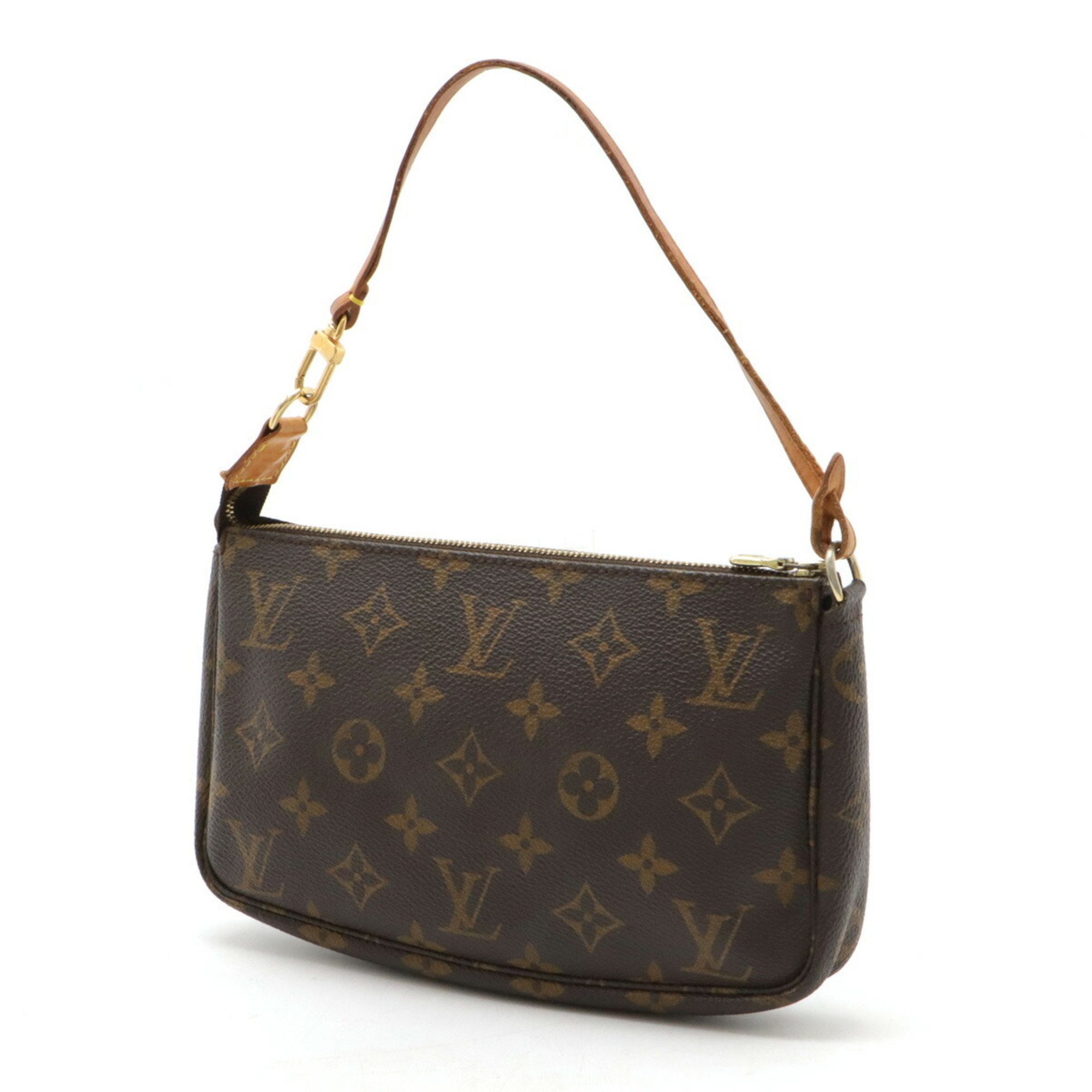 LOUIS VUITTON Louis Vuitton Monogram Pochette Accessory Pouch Handbag - Bag M51980