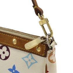 LOUIS VUITTON Louis Vuitton Monogram Multicolor Pochette Accessoires Pouch Handbag Blanc White M92649