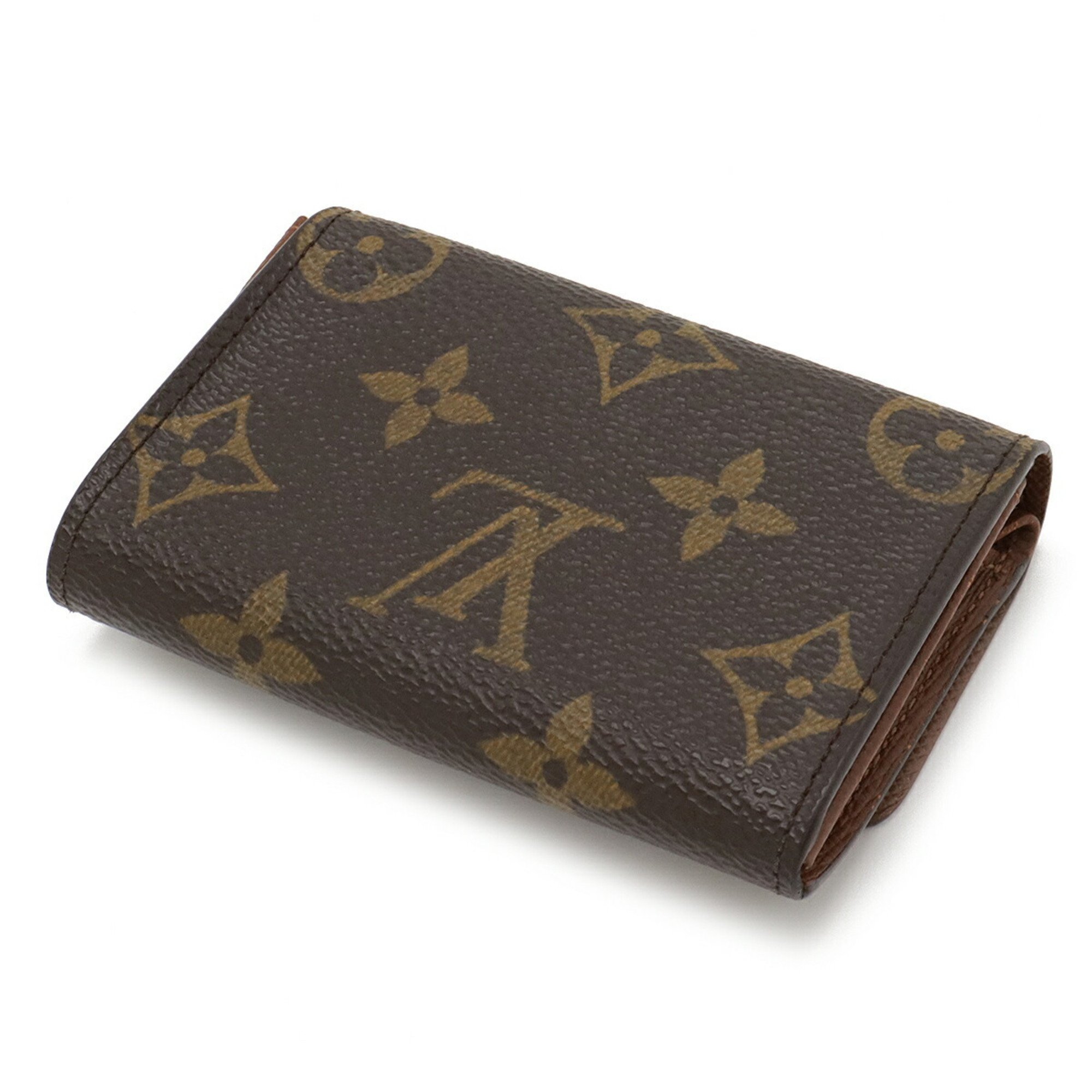 LOUIS VUITTON Louis Vuitton Monogram Porto Monnaie Plat Coin Case Purse M61930