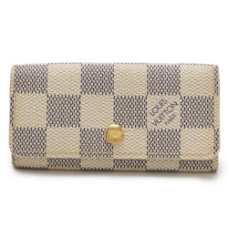 LOUIS VUITTON Damier Azur Multicle 4 4-Key Case N60386