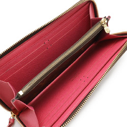 LOUIS VUITTON Louis Vuitton Monogram Portefeuille Clemence Round Long Wallet Fuchsia M60742