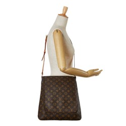 Louis Vuitton Monogram Musette Shoulder Bag M51256 Brown PVC Leather Women's LOUIS VUITTON