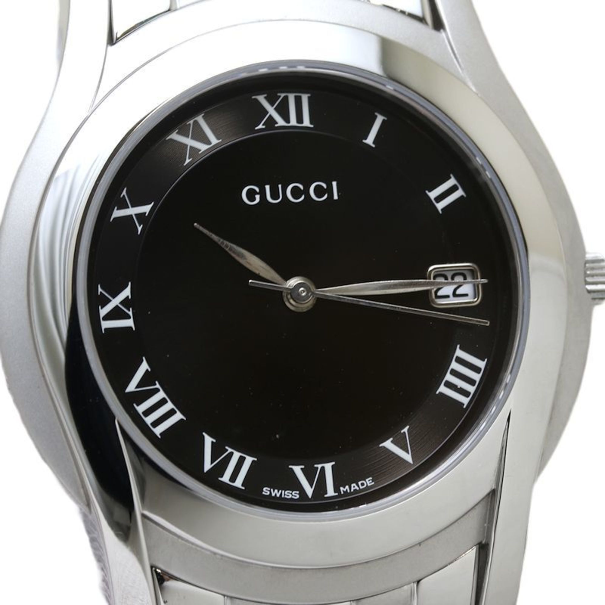 GUCCI G-Class Shelly YA055302 5500M Stainless Steel Men's 130257 Watch