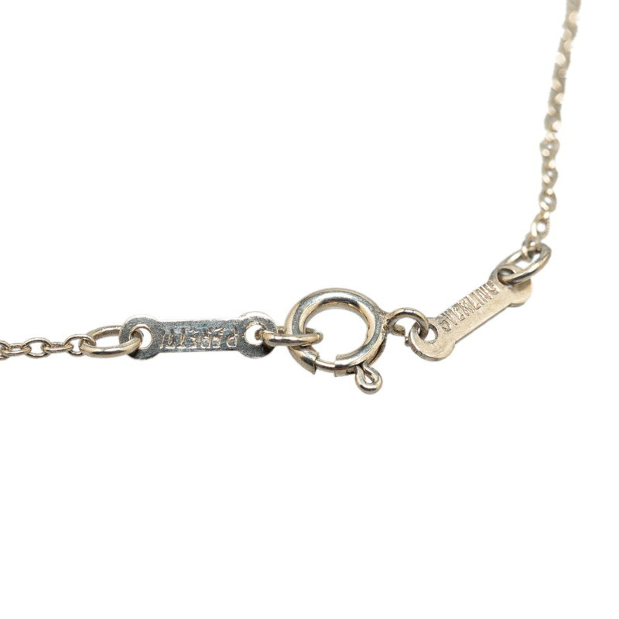 Tiffany Cadena Heart Motif Necklace SV925 Silver Women's TIFFANY&Co.