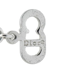 Christian Dior Dior D motif bracelet silver metal women's