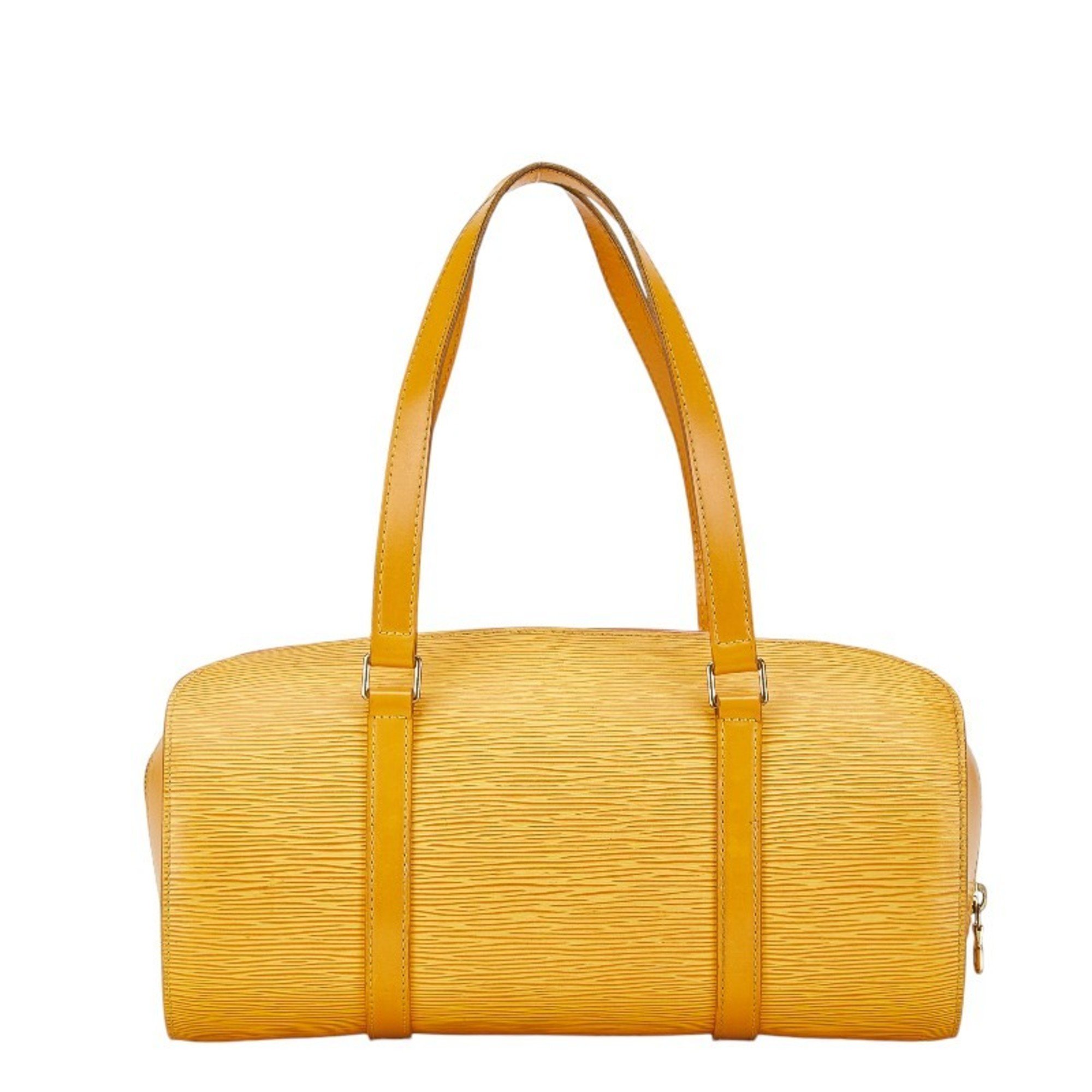 Louis Vuitton Epi Soufflot Handbag M52229 Tassili Yellow Leather Women's LOUIS VUITTON