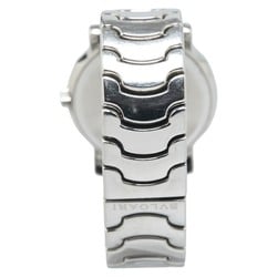 BVLGARI Solotempo Watch ST35S Quartz Black Dial Stainless Steel Men's