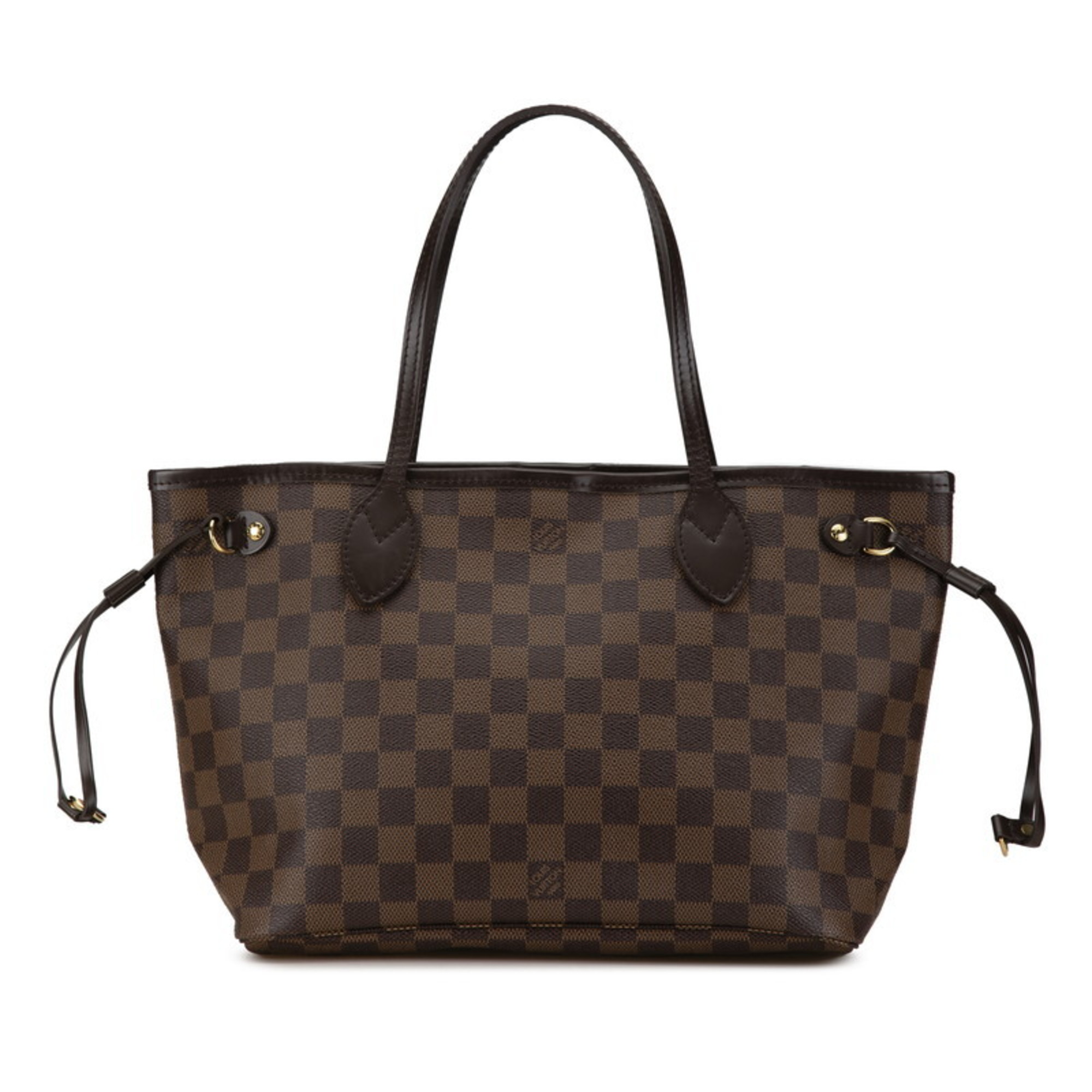 Louis Vuitton Damier Neverfull PM Handbag Tote Bag N51109 Brown PVC Leather Women's LOUIS VUITTON