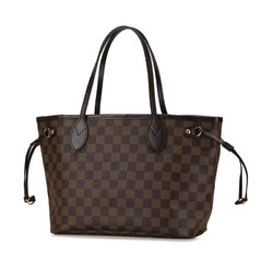 Louis Vuitton Damier Neverfull PM Handbag Tote Bag N51109 Brown PVC Leather Women's LOUIS VUITTON