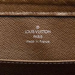 Louis Vuitton Taiga Baikal Second Bag Clutch M30188 Grisli Brown Leather Men's LOUIS VUITTON