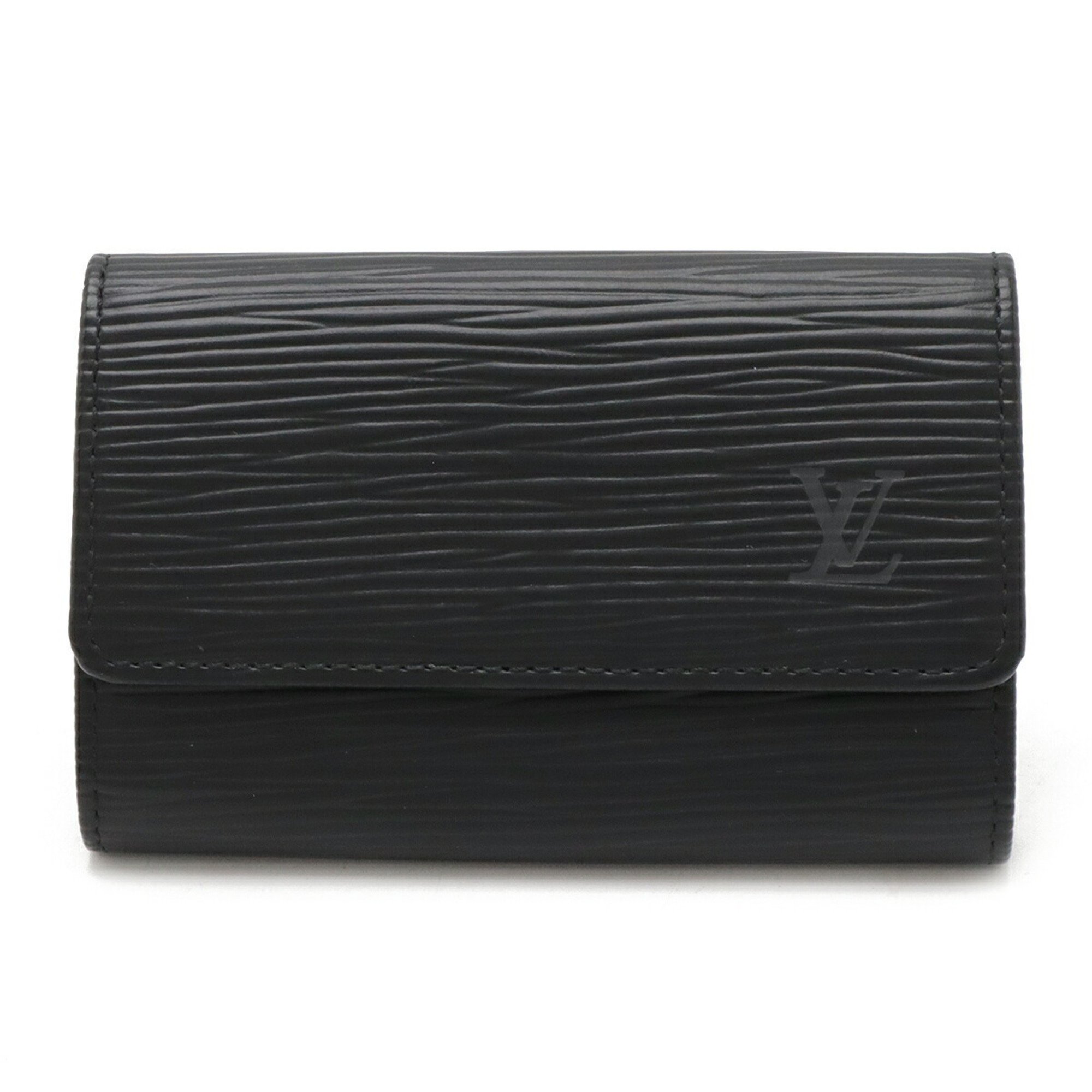 LOUIS VUITTON Epi Multicle 6 6-Key Case Leather Noir Black M63812