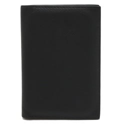 HERMES MC2 Euclid Card Case, Business Holder, Pass Veau Epsom Leather, Black, X Stamp