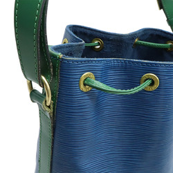 LOUIS VUITTON Epi Bicolor Noe Shoulder Bag Toledo Blue Borneo Green M44044