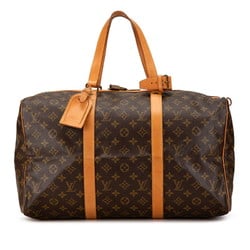 Louis Vuitton Monogram Sax Pool 45 Boston Bag Travel M41624 Brown PVC Leather Women's LOUIS VUITTON