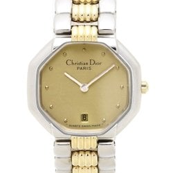 Christian Dior Depose Swing D48-203 Stainless Steel xGP (Gold Plated) Women's 130280 Watch