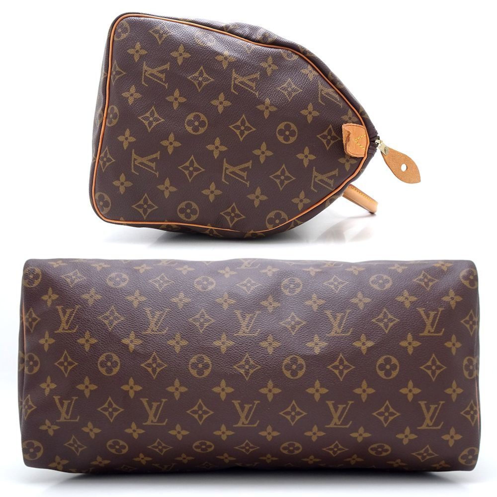 LOUIS VUITTON Louis Vuitton Monogram Speedy 40 M45122 Handbag Brown 351655