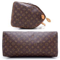 LOUIS VUITTON Louis Vuitton Monogram Speedy 40 M45122 Handbag Brown 351655