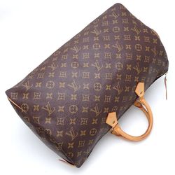 LOUIS VUITTON Louis Vuitton Monogram Speedy 40 M45122 Handbag Brown 351655